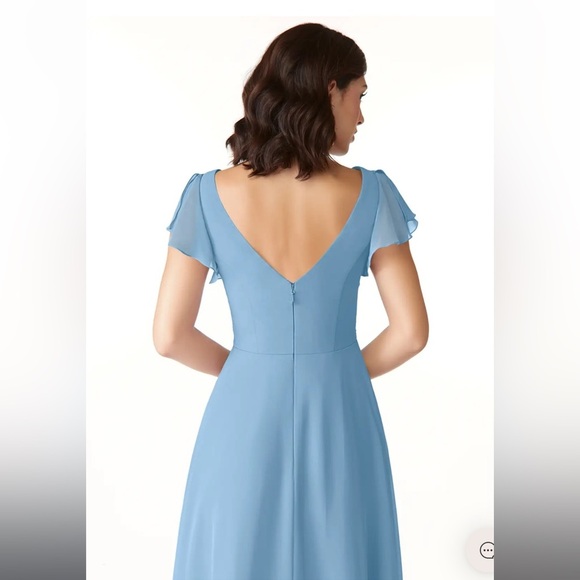 AZAZIE Omari Steel Blue Maxi Dress - Picture 9 of 14